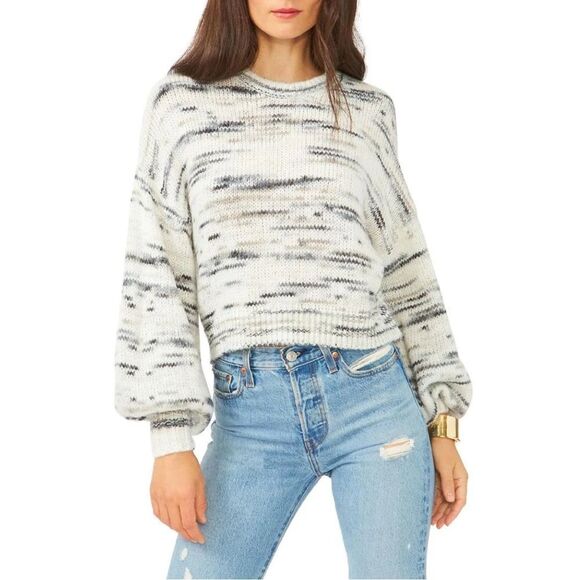 1 State Knit Crop Sweater - Picture 1 of 5